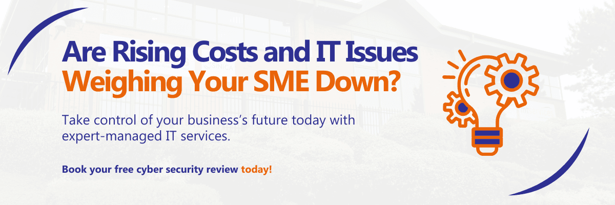 Are Rising Costs and IT Issues Weighing Your SME Down? Take control of your business’s future today with expert-managed IT services. Book your free cyber security review today!