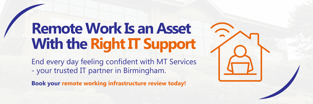 Remote working IT issues faced by a Birmingham operations manager