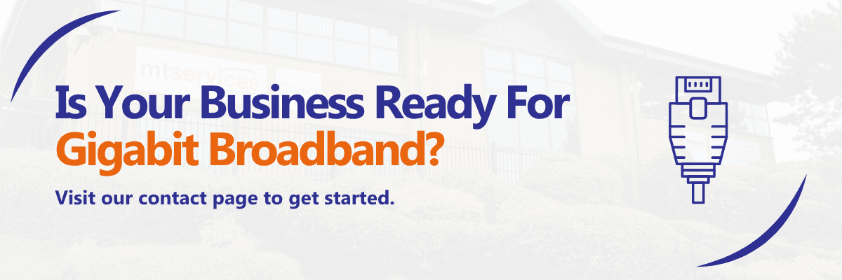 Gigabit broadband for businesses in Tamworth